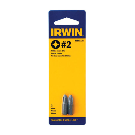 Irwin INSERT BIT #2 2PK IWAF21PH22